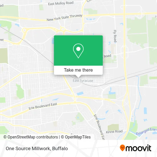 One Source Millwork map