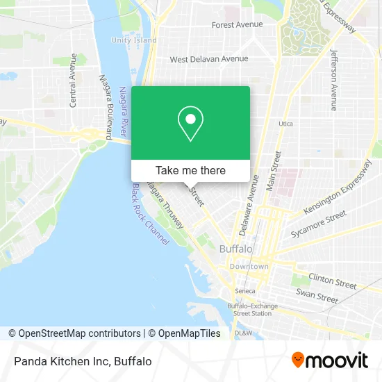 Panda Kitchen Inc map