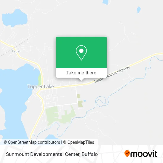 Sunmount Developmental Center map