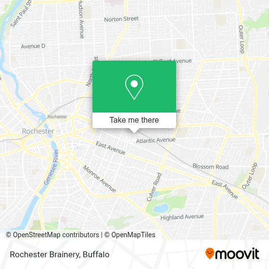 Rochester Brainery map