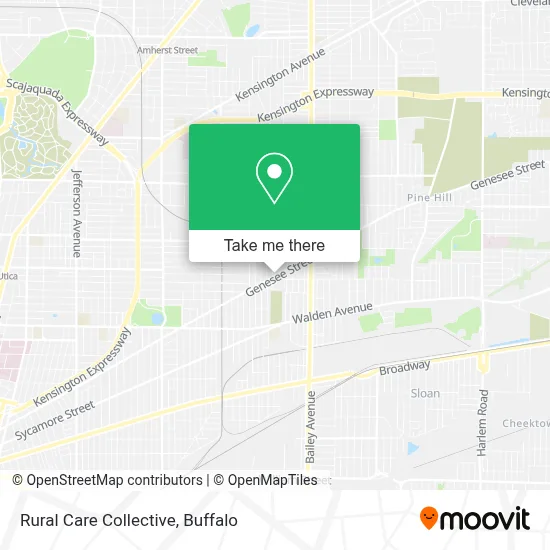 Rural Care Collective map