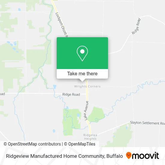 Ridgeview Manufactured Home Community map