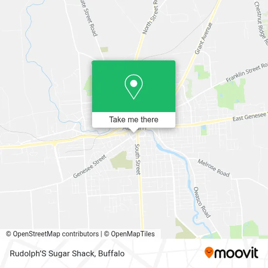 Rudolph’S Sugar Shack map