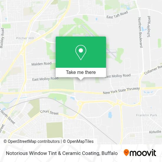 Notorious Window Tint & Ceramic Coating map