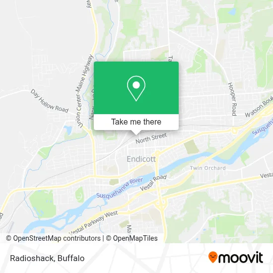 Radioshack map