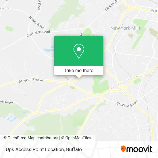 Ups Access Point Location map