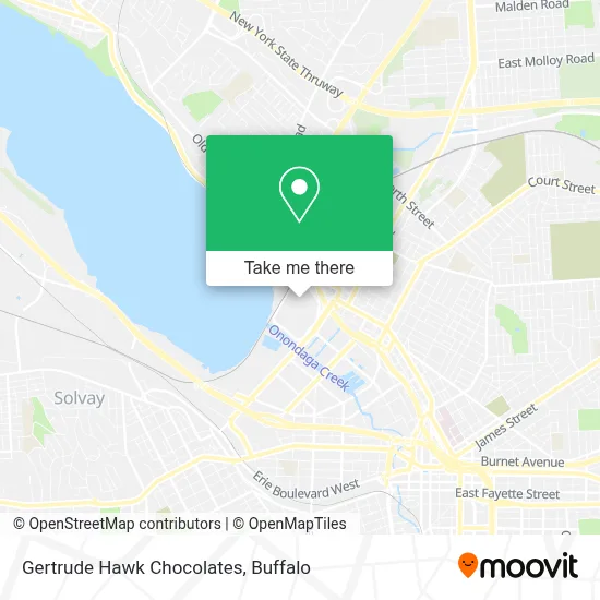 Gertrude Hawk Chocolates map