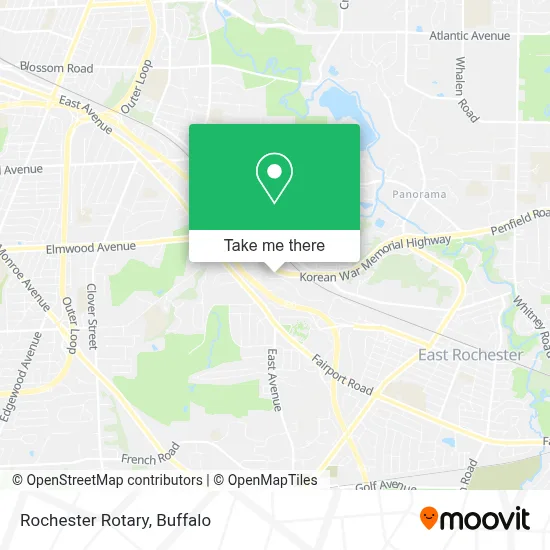 Rochester Rotary map