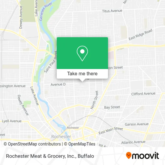 Rochester Meat & Grocery, Inc. map