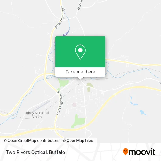 Two Rivers Optical map