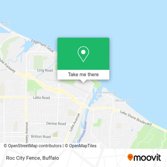 Roc City Fence map