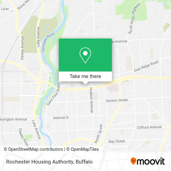 Rochester Housing Authority map