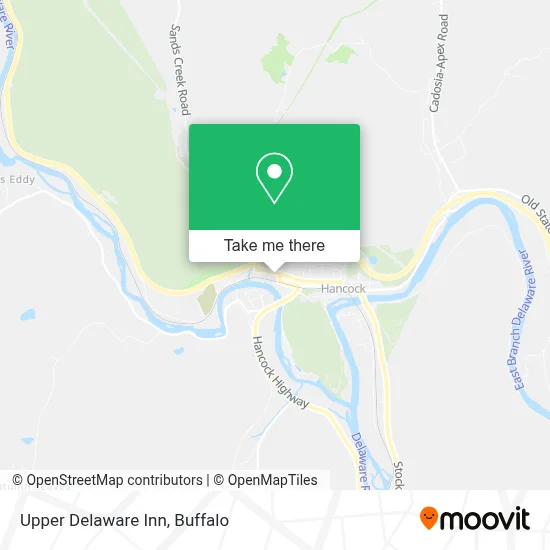 Upper Delaware Inn map