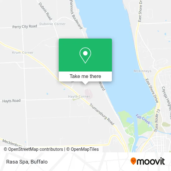 Rasa Spa map