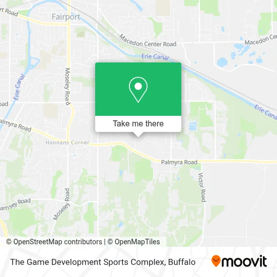 The Game Development Sports Complex map