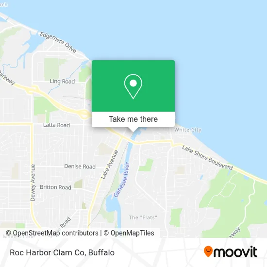 Roc Harbor Clam Co map