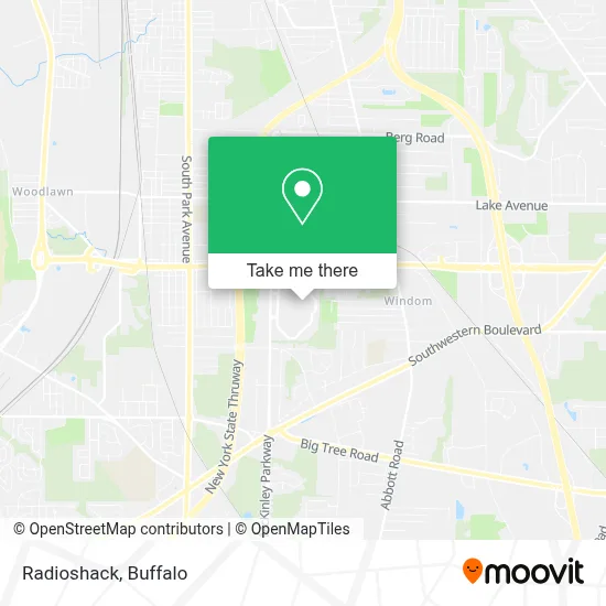 Radioshack map