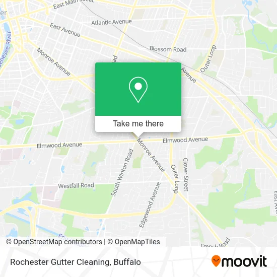 Rochester Gutter Cleaning map