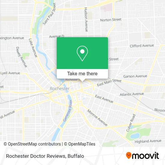 Rochester Doctor Reviews map
