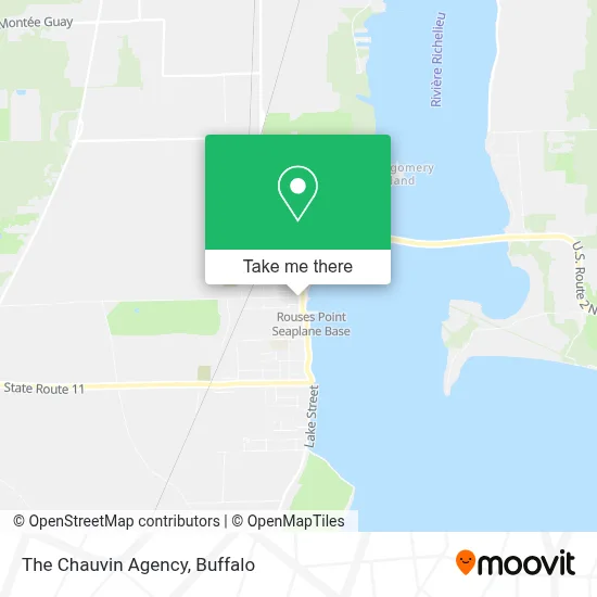 The Chauvin Agency map