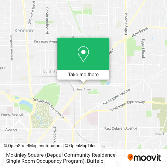 Mckinley Square (Depaul Community Residence-Single Room Occupancy Program) map