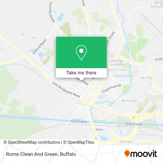 Rome Clean And Green map