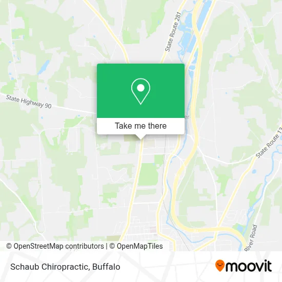 Schaub Chiropractic map