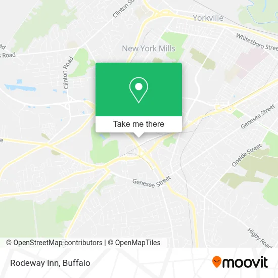 Rodeway Inn map