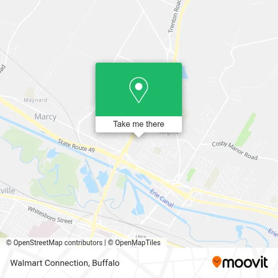 Walmart Connection map