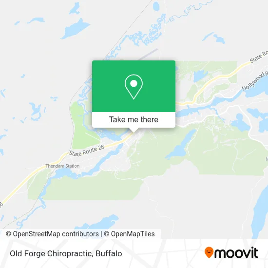 Old Forge Chiropractic map