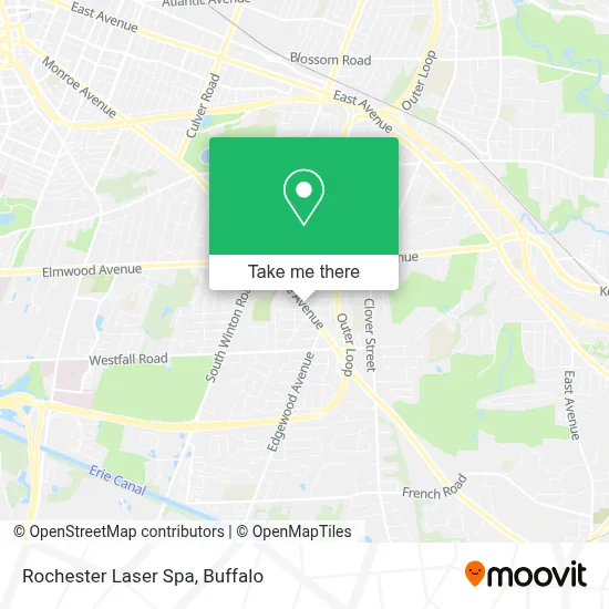 Rochester Laser Spa map
