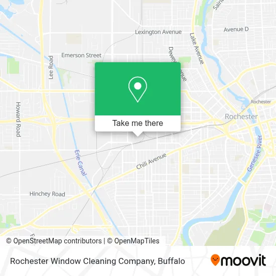 Rochester Window Cleaning Company map