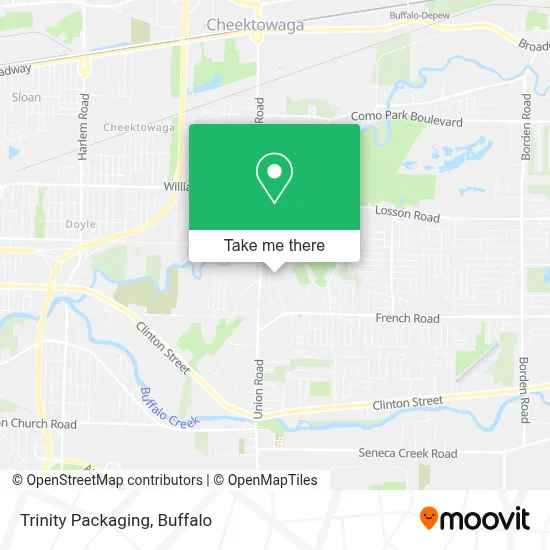 Trinity Packaging map