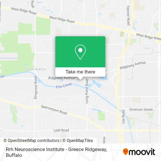 Rrh Neuroscience Institute - Greece Ridgeway map