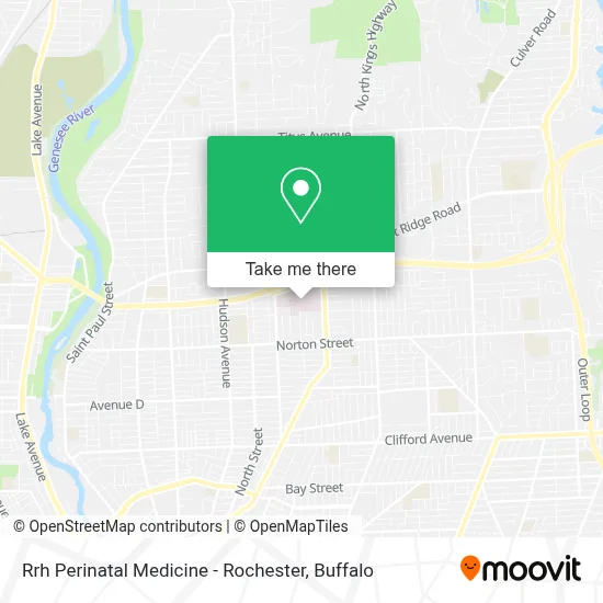 Rrh Perinatal Medicine - Rochester map