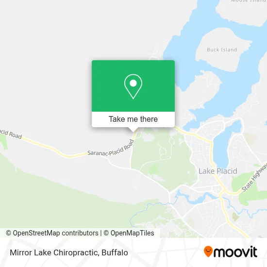 Mirror Lake Chiropractic map