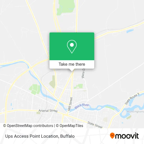Ups Access Point Location map