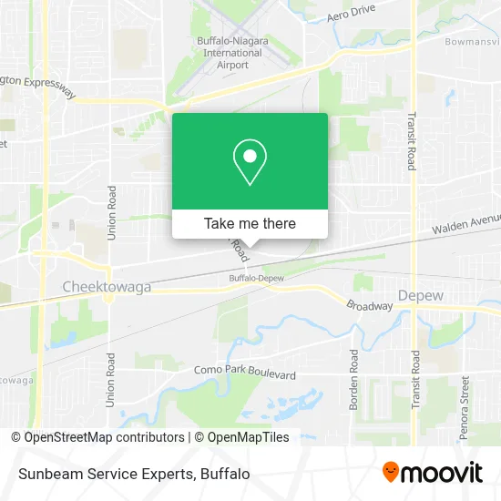 Sunbeam Service Experts map