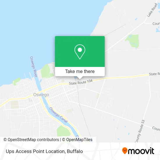 Ups Access Point Location map