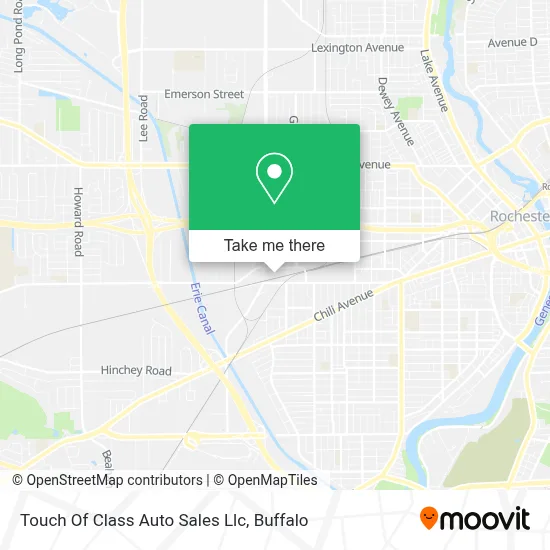 Touch Of Class Auto Sales Llc map