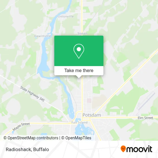 Radioshack map