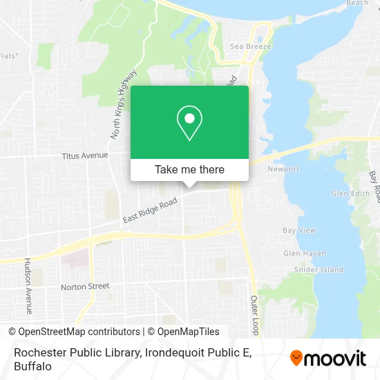 Rochester Public Library, Irondequoit Public E map