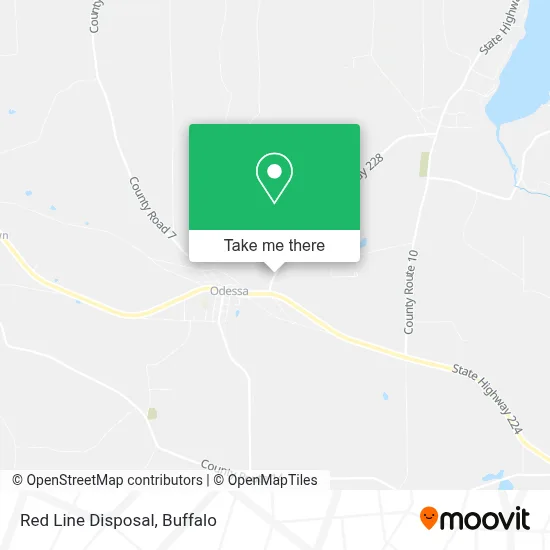 Red Line Disposal map