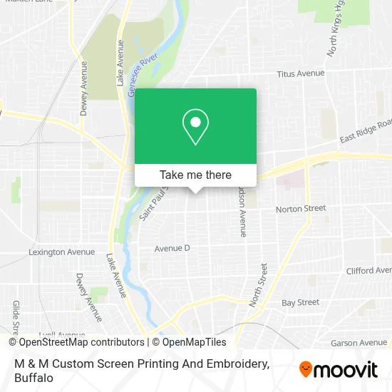 M & M Custom Screen Printing And Embroidery map