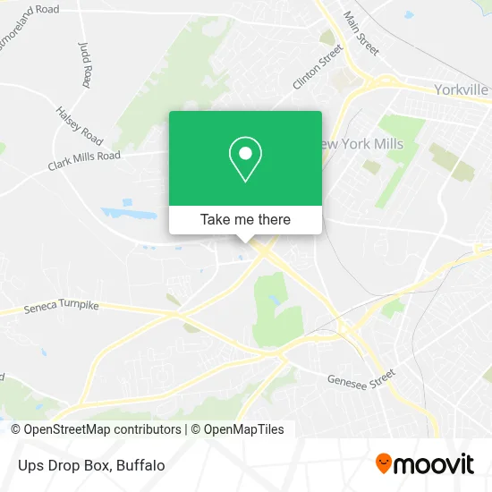 Ups Drop Box map