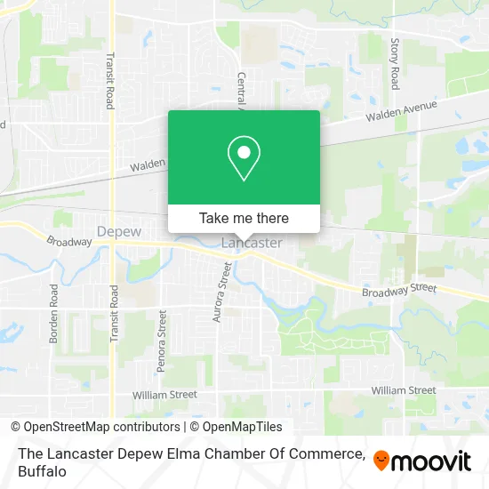 The Lancaster Depew Elma Chamber Of Commerce map