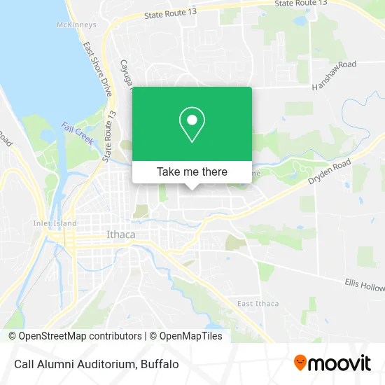 Call Alumni Auditorium map