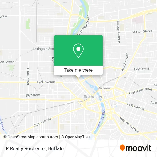 R Realty Rochester map