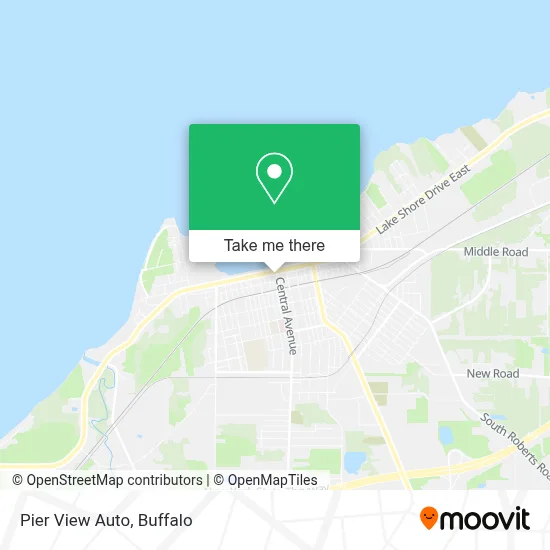 Pier View Auto map