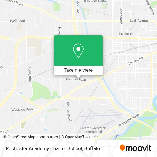 Rochester Academy Charter School map